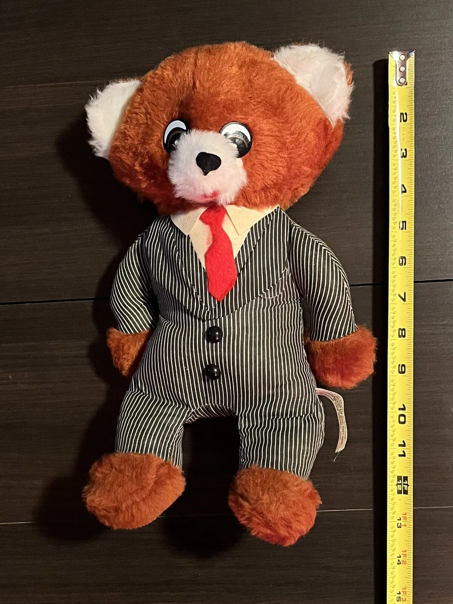Vintage Commonwealth Talking Executive Teddy Bear In Suit eBay