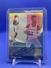 Chimezie Metu 2018-19 Panini Status Auto New Breed #NB-CMT San Antonio Spurs