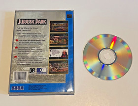 Sega CD - Jurassic Park - with plastic case and instructions - 1994