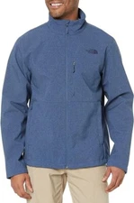 THE NORTH FACE Heather Blue Bionic 2 Apex Jacket DWR Water-Repellent WindWall XL