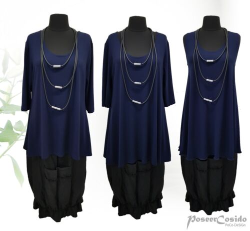 Tunique longue PoCo LAGENLOOK Basic Top 44 46 48 50 52 54 56 58 L-XL-XXL-XXXL - Photo 15/18