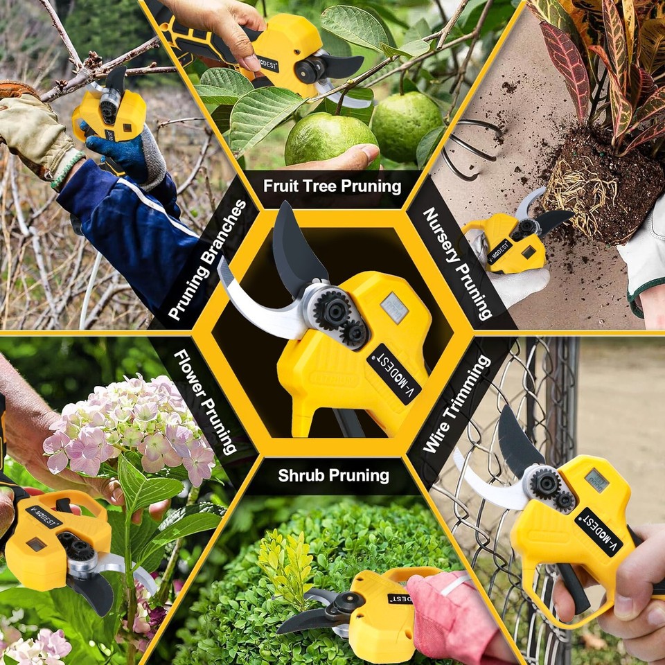 For DeWALT 20V Battery Cordless Electric Pruning Shears Gardening