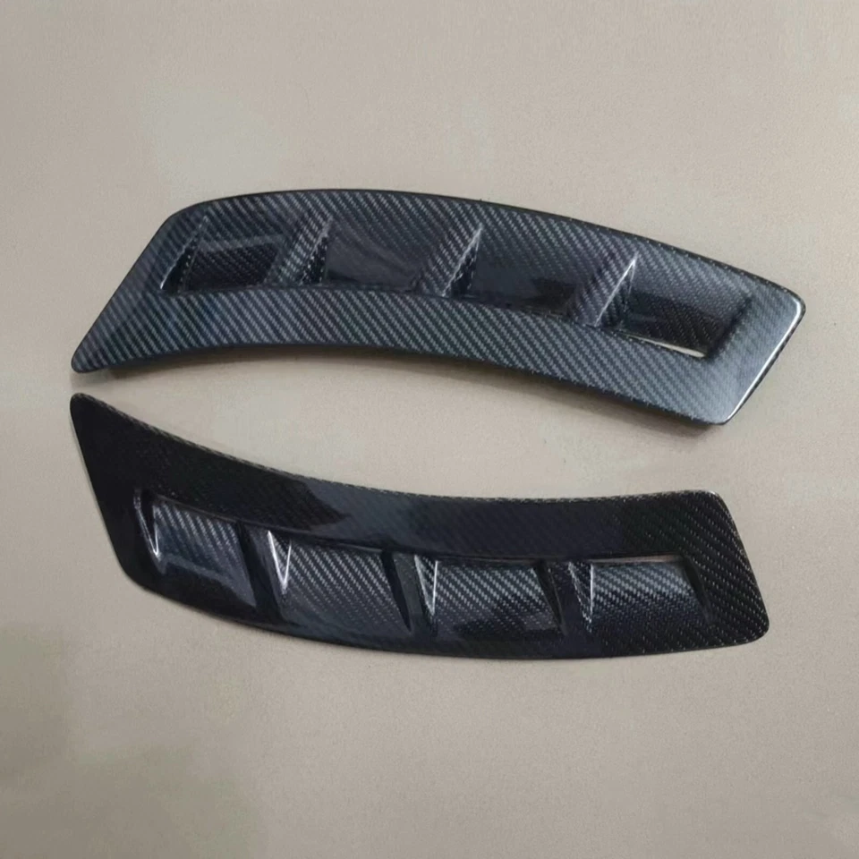 3K Dry Carbon Fiber Side Door Fender Air Vent Cover For Infiniti FX35 FX50 QX70 - Изображение 2 из 4