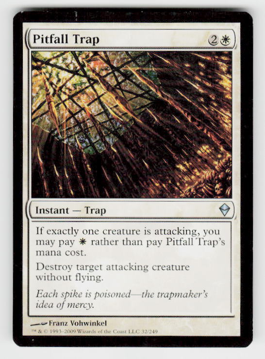 Zendikar #32 Pitfall Trap