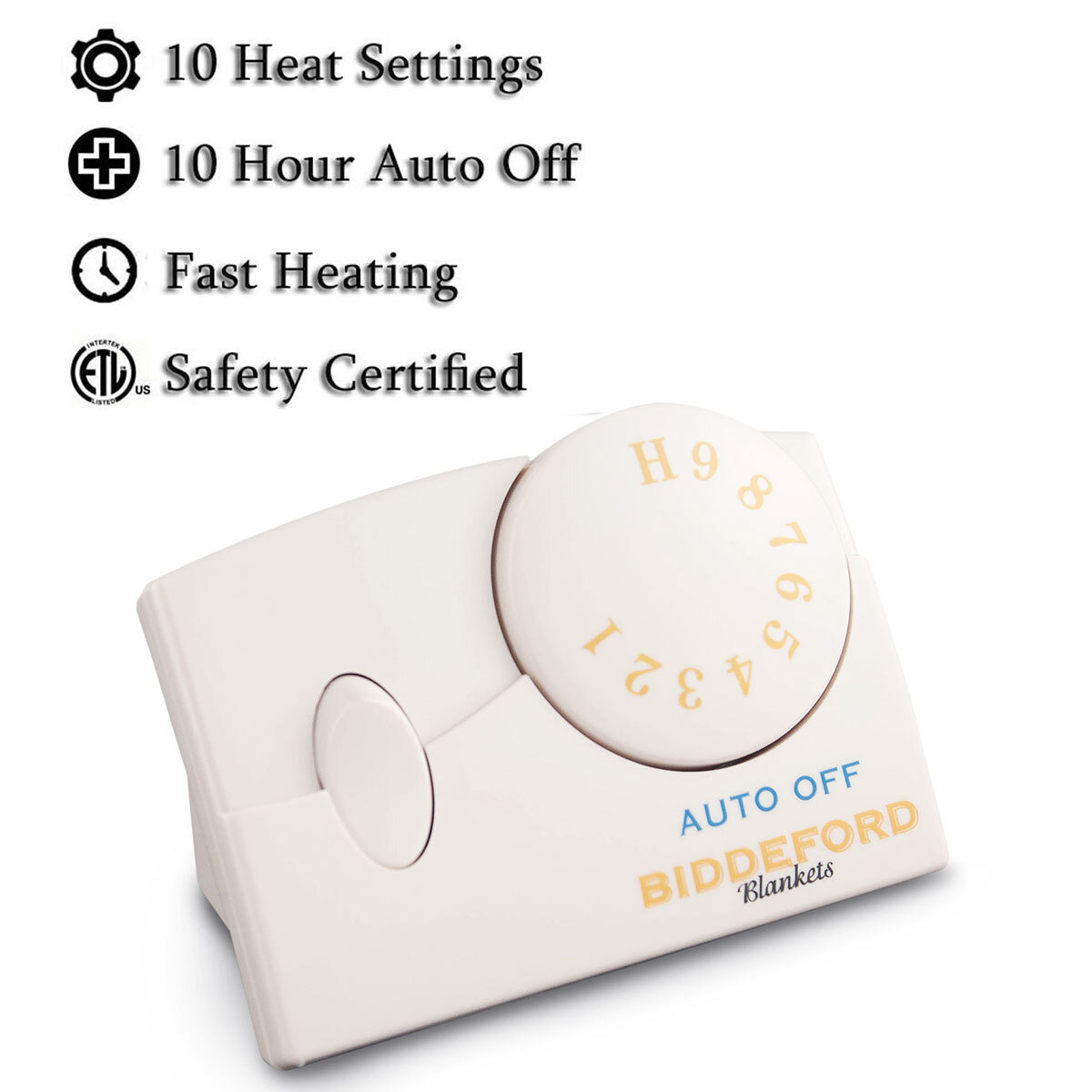 Biddeford 5903-908121-100M Electric Heated Mattress Pad King