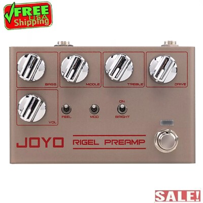 JOYO R-24 RIGEL PREAMP High Gain Overdrive Guitar Amplifier Simulation 3-Band EQ