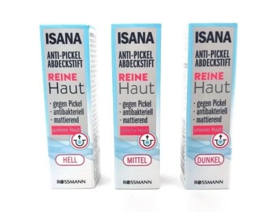 ✅ ISANA Reine Haut Anti Pickel Abdeckstift versch. Töne Kosmetik Auswahl Neu ✅