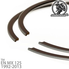 2x Kolbenringe für TM Enduro / MX 125 1992-2013 (Kolben,Piston,Ring)