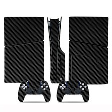 For Sony PS5 Slim Console Disk Edition Carbon Fiber Cover Sticker Host Decals