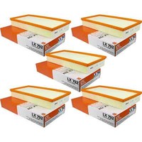 5X Mahle / Knecht Luftfilter LX 792 Air Filter