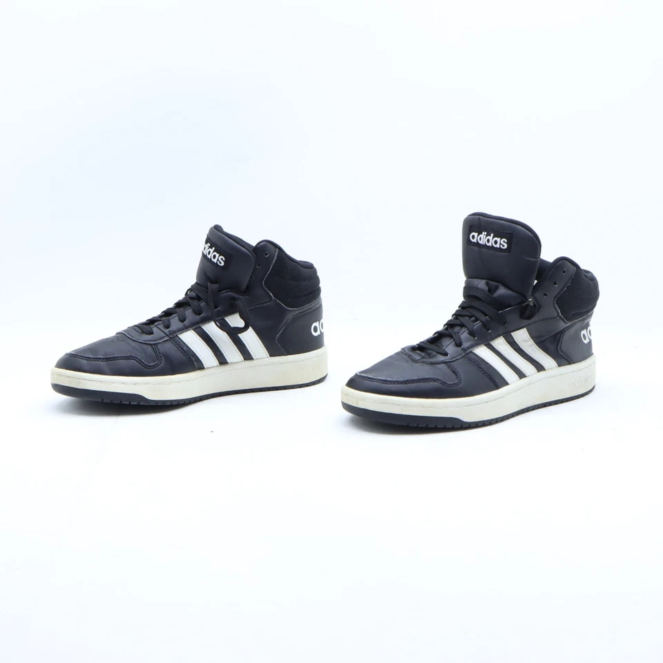 ADIDAS HOOPS 2.0 MID Usate Numero FR 40 2/3 UK 7 US 7.5 (Cod.SS3668) sneakers - Immagine 2 di 4