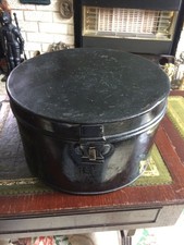 Antique Metal RAF WW1 Hat Tin With Name And Number.