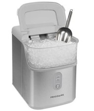 Frigidaire Crunch 33lb Nugget Ice Maker Countertop Stainless Scoop Compact