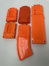 Lot Of 5 Nerf Round Magazines Clips 18/10/8/ 2 of 6 Round