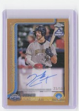 2025 Topps Pro Debut #PD-3 Jacob Cozart Base Autographs Gold #/50