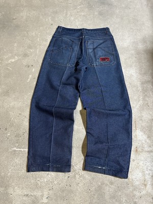 CyberY2K Men s Baggy Astronautics Denim Jeans Size 34x32