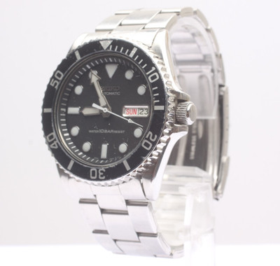 [Exc+5] SEIKO 7S26-0040 Diver's SKX031 Black 41mm Men Automatic Watch From JAPAN
