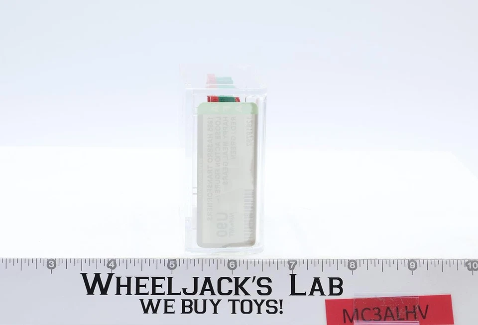 Figura Hasbro Happy Meal Gears rojo/verde grado AFA U90 Transformers 1985 Foto 4 de 4