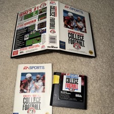 Bill Walsh College Football (Sega Genesis, 1993) - Comes With Game, Case, Manual