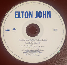 **DISC ONLY MUSIC CD    Elton John - In Loving Memory of Princess Diana 3 Songs