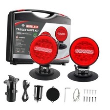 Wireless Trailer Lights Magnetic - Adjustable LED TrailerLight Kit: USB-C