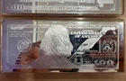 4 OZ .999 SILVER PROOF BAR BEN BENJAMIN FRANKLIN $100 SILVER BAR W/COA