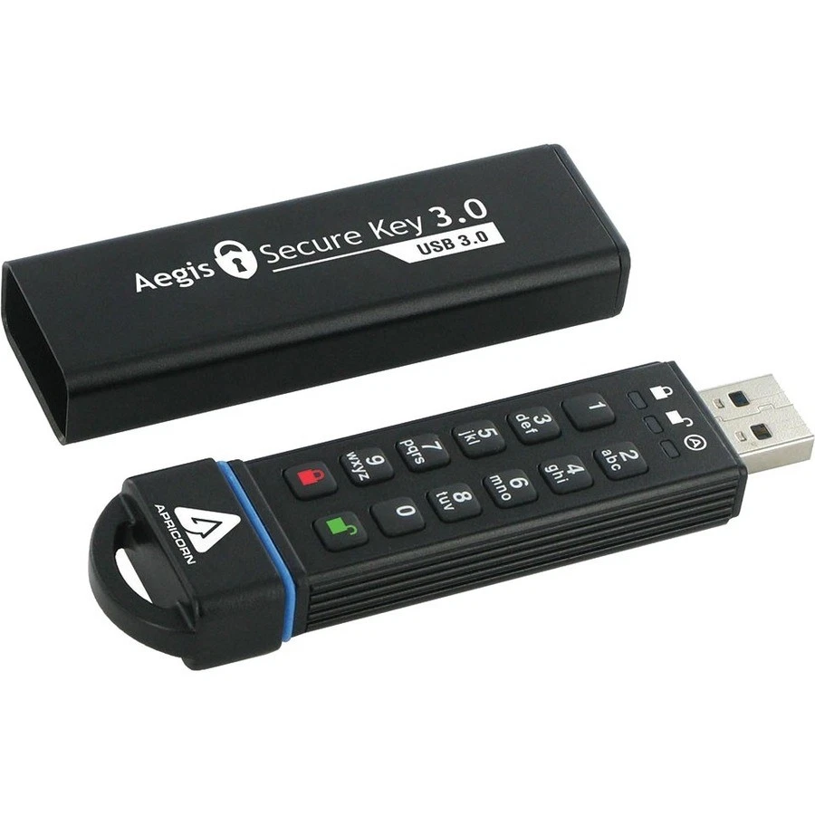 Apricorn Aegis Secure Key 3.0 - Usb 3.0 Flash Drive - 30 Gb - Usb 3.0 - 256-bit - Image 4 of 4