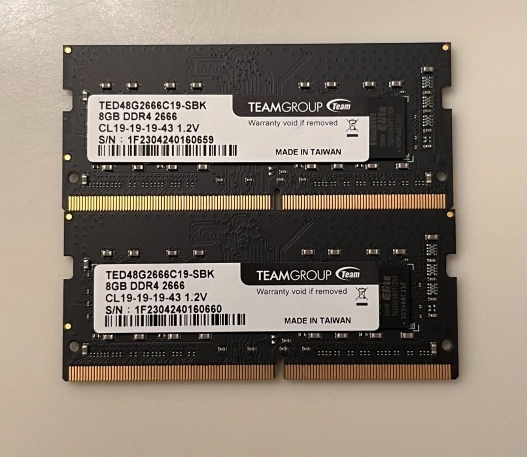 Team Group PC4-21300 (DDR4-2666) Bus Speed Computer RAM 8 GB