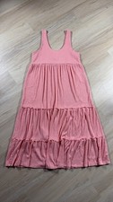 Scoop Pink Sleeveless Tiered Maxi Dress