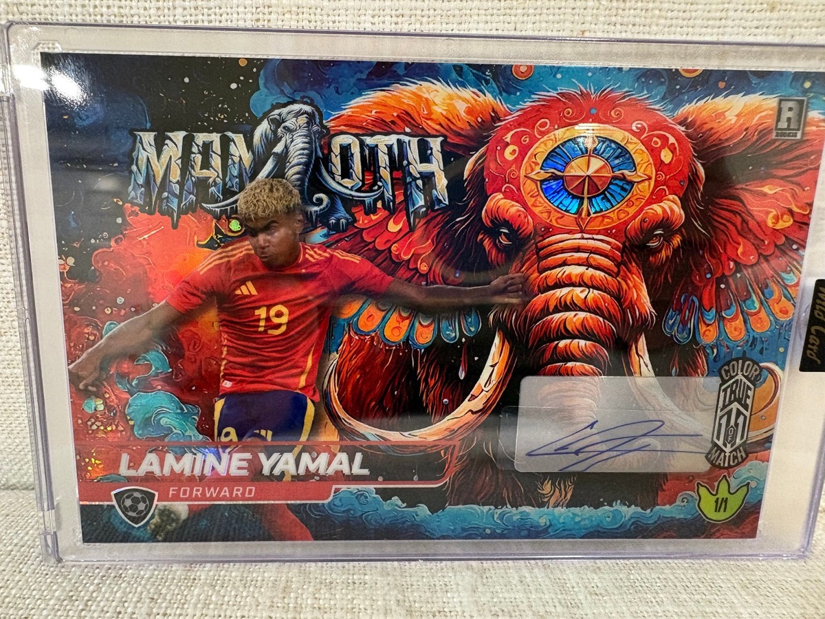Lamine Yamal TRUE 1/1 Auto 🔥 Mammoth Color Match Spain RC Factory