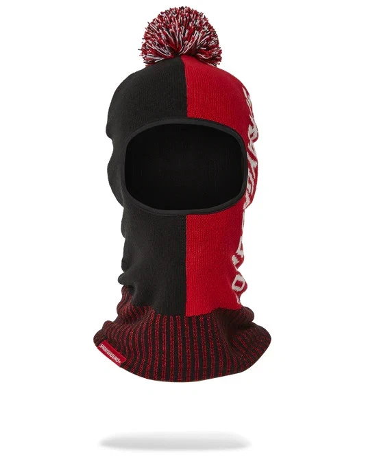 SPRAYGROUND SPLIT POM SKI MASK HW396 NEW W TAGS IN BAG 1 SIZE