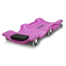 40"X 18.5" 200Lbs Purple Mechanic Blow Molded Ergonomic HDPE Automotive Creeper