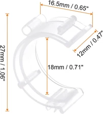 50pcs Sewing Bobbin Holder Small Bobbin Clips Plastic Bobbin Clamps Sewing To...