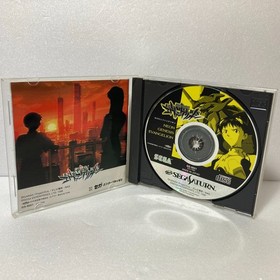 Sega Saturn Neon Genesis Evangelion + 2nd Impression Lot JP Complete W/Cards
