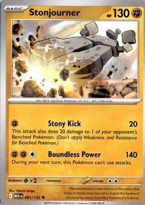 Stonjourner 081/132 Mega Evolution Uncommon
