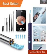 Comprehensive Ear Wax Removal Kit featuring 1080P Camera Comfortable Spoons