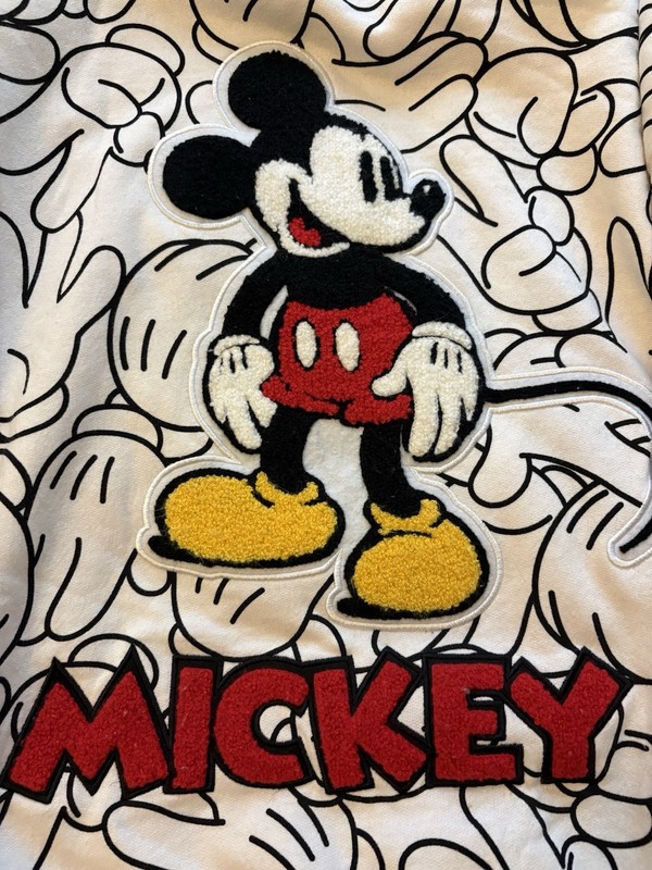 Mickey Mouse Disney 100th Anniversary White Sweatshirt