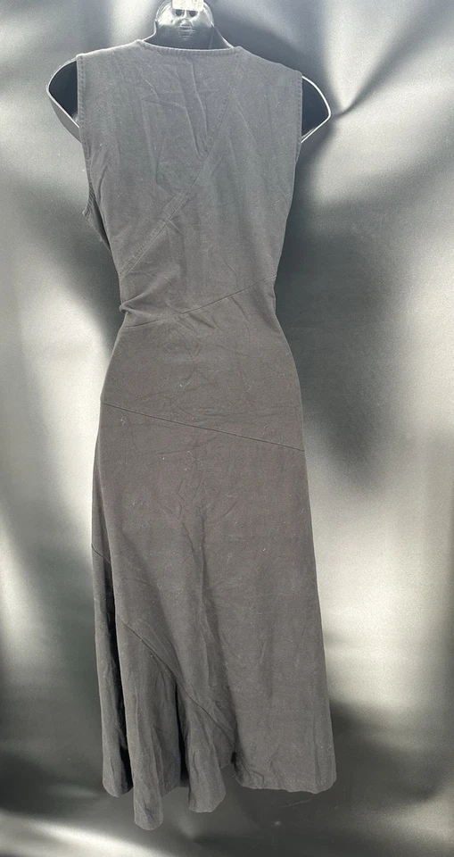 The J. Peterman Company  Black Cotton Sleeveless Sheath Dress Size 12 - Image 3 of 4