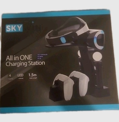 Skywin All-in-One Dock Charging Station & Stand for PS5 Controllers & PS Move
