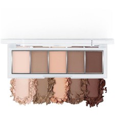 5 Colors Matte Nude Eyeshadow Makeup Palette, Nude Pink Brown Cocoa Neutral M...