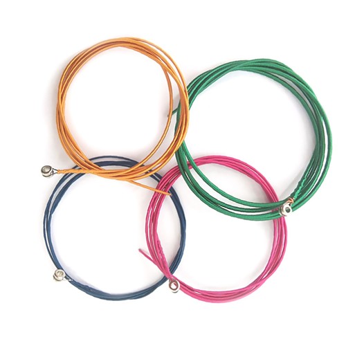 Set of 4 Steel Strings Blue Rose Red Yellow for 4 String Bass Guitar | eBay