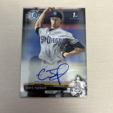 2017 Bowman Chrome - Prospect Autographs Chris Paddack #CPA-CP (AU, RC)
