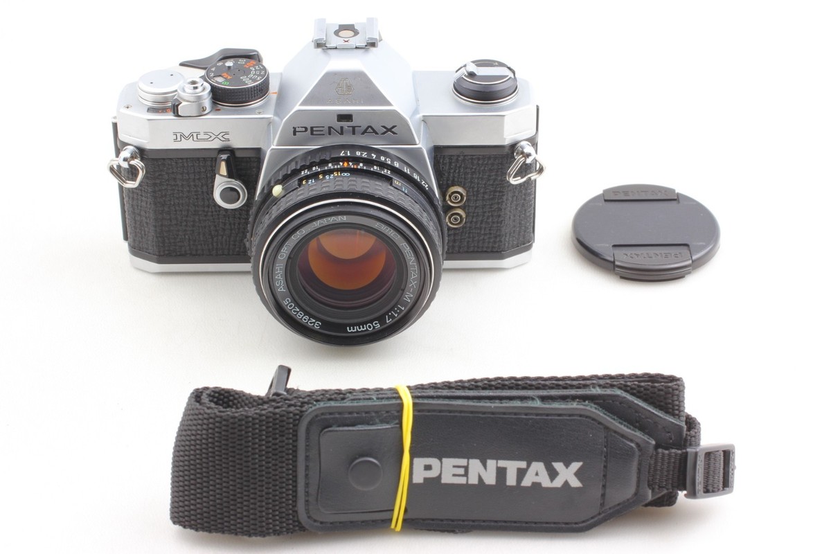 Read! 【Near MINT w/ Strap】 Pentax MX SLR Film Camera M 50mm F1.7