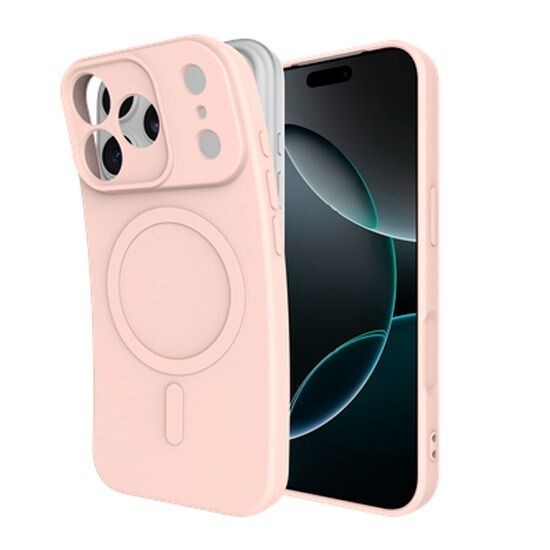 Coque Kick Case iPhone 17 Pro Rose compatible MagSafe Just In Case antichoc