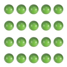 20 Pcs Quartz Pearl Balls, 12mm Round Glass Crystal Loose Beads, Green