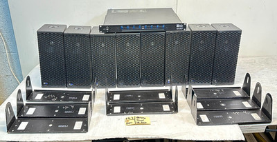 Meyer Sound UP-4XP Speaker W/Bracket  (1) MPS-488HPp Power Supply #47.(LOT OF 8)