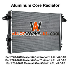 Radiator For 2009-2018 2012 Maserati Quattroporte GranTurismo GranCabrio 4.7 V8