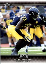 2017 Leaf Draft #63 Taco Charlton - FB