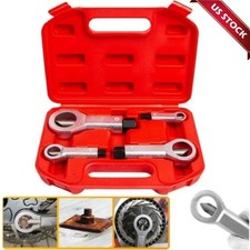 4pcs Nut Splitter Tool Broken Damaged Stuck Remover Puller Corroded Split Set 4pcs Nut Splitter Tool Broken Damaged Stuck Remover Puller Corroded Split Set