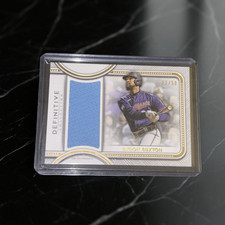 2023 Bryon Buxton Topps Definitive Jumbo Patch Relic #DJR-BB 11/50 Insert Card